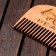 Beard beard comb, 7.3 x 5.4 cm