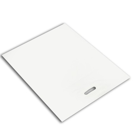 Polyethylene package with a cut pen, white 30-40 cm, 70 μm-1