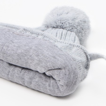 Children's hat, gray color, size 52-54-1