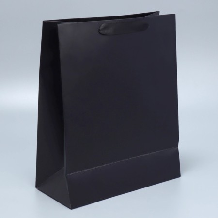 Gift Package Laminated, Packaging, Black, M 26 x 30 x 9 cm-2