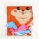 A set of balloons "Siba-Inu", foil, latex, 9 pcs.
