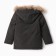 Winter jacket for boys, graphite color, height 104 cm