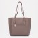 Zipper bag, external pocket, brown color