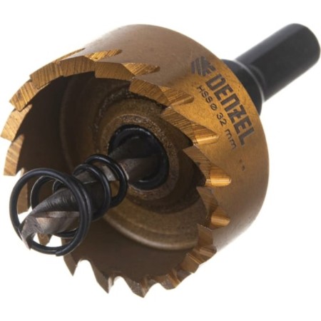 Metal Crown Denzel 724109, HSS, 32 mm, nitridetan coating