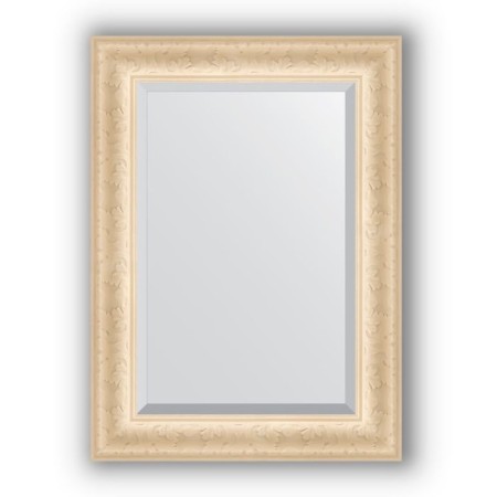 Mirror with fatset in the baguette frame - old gypsum 82 mm, 55 x 75 cm, evoForm