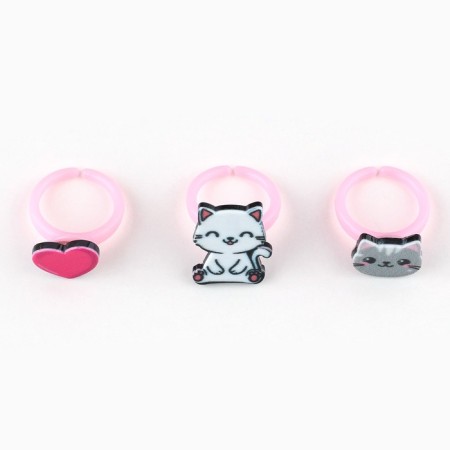 Ring 3 pcs with a tattoo "Be the most beautiful" 8 x 12 cm-5