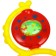 Set of rattles "Little Joy", 3 pcs, color mix, baby