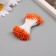 Stamens for artificial flowers gloss "risinki" orange set 360 pcs length 6 cm