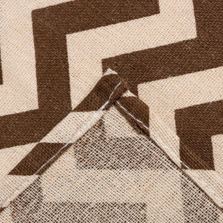 Baby Dolyana 145x145cm, zigzag ts. Brown, 100%PE, matting 200 g/m-8