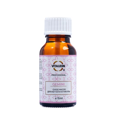 Nail oil and cuticles Vita Udin Gemini dry, 15 ml
