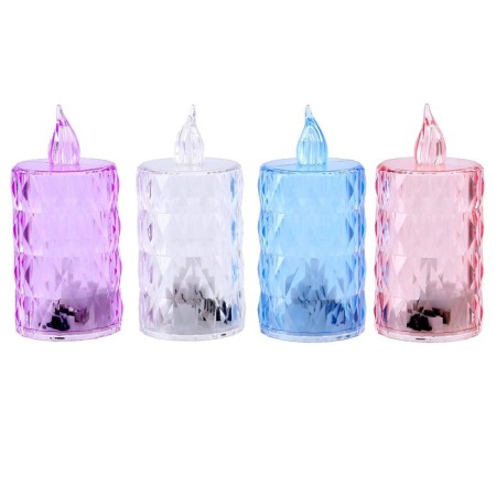 Candle LED "Flame" Big, Mix Colors-3