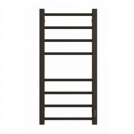 Electric towel "Dvin" S Plaza Neo, 800x400 mm, dimmer, black matte-1