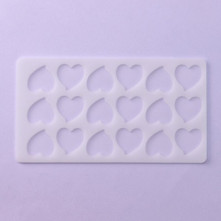 Chocolate form "Flirt", silicone, 18 cells, 21 × 11 × 0.3 cm, the color is transparent-2