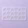 Chocolate form "Flirt", silicone, 18 cells, 21 × 11 × 0.3 cm, the color is transparent