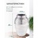 Decorative vase "Funding", 16 × 16 × 25 cm, color gray metallic
