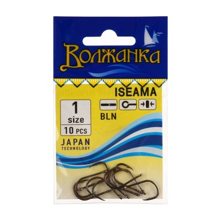 Hooks "Volzhanka" isama No. 1, 10 pcs