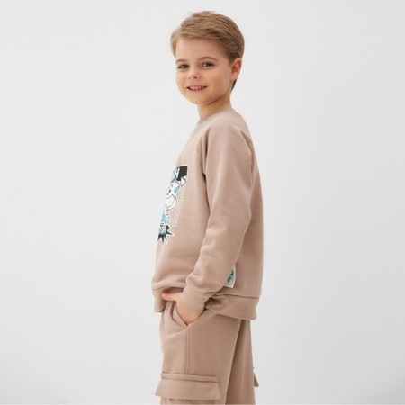Svitshot Children's Minaku, beige color, height 140 cm-5