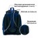School frame backpack, 37 x 28 x 19 cm, calligrata to "cool cosmos", blue