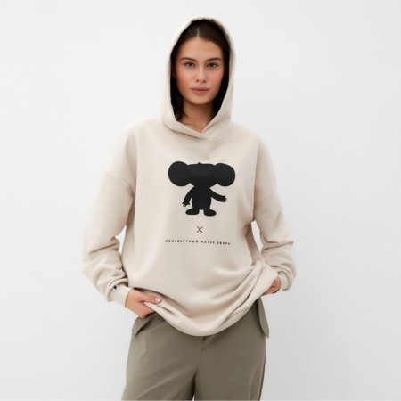 Sweatshirt KAFTAN Cheburashka Size 40-42, beige-3