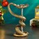 New Year. Symbol 2025. New Year's "Mac and Snake" 11x14x24cm, gold