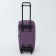 Road bag on wheels, outer pocket, purple color