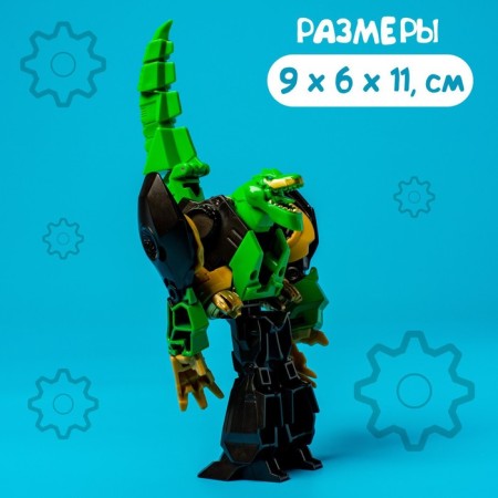 Dinosaurus robot, transformed by one movement-7