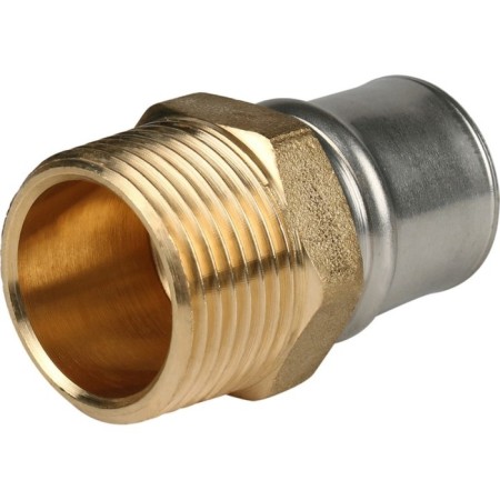 Stout SFP-0001-000126, 1 "x 26 mm, external thread, brass-1