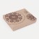 Women's wallet on the button, red color