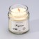 Aromatic candle made of soy wax in a bank, 150 g, cinnamon