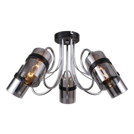 Affable chandelier, 5x40W E14, chromium color-1