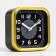 Clock - desktop an alarm clock, discrete move, 9.5 x 9.5 cm, aa