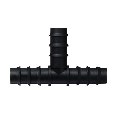 T-shaped tee, for a hose 3/4 "(19 mm), plastic