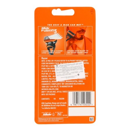 Razor Gillette Fusion5, 1 Replaceable Cassette-10