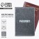 Passport passport cover, PVC shiny, gray color