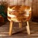 Interior table "Indonesian style" 46x40 cm, tick tree
