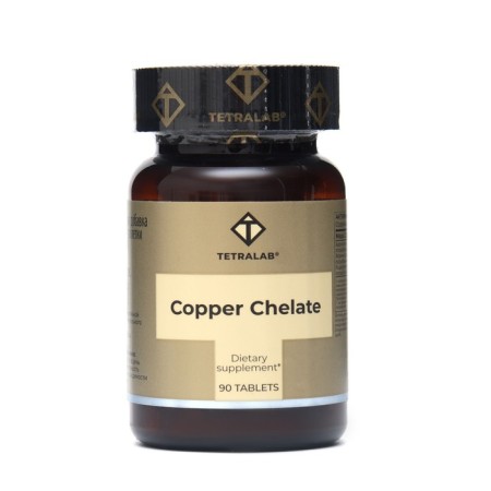 Copper Helat TetraLab, 90 tablets of 100 mg