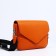 Women's bag Fabula on a magnet, long belt, orange color