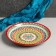 Largan Rishtan ceramics "Patterns", 32 cm, red
