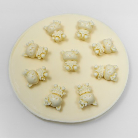 Mold silicone "cats" 1.9x1.4x1.2 cm-2