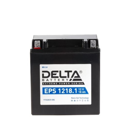 Delta EPS 1218.1 battery (YTX20CH -BS) 12 V, 20 ACh line (+ -)