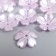 Beads for creativity plastic "Flower Pearl" set 40 pcs lilac 1.5x1.5 cm