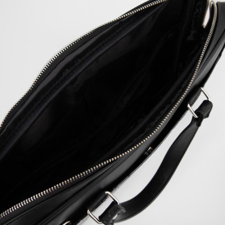 Business Business El Masta with a zipper, 2 outer pockets, long belt, black color-2