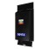 Mailbox “mail”, vertical, without a lock (with a loop), black