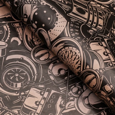 Package paper, glossy "style", bilateral, 50 x 70 cm-1