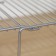 Sliding shelf for a cabinet, 36-62 × 22 × 15, color chromium