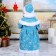 Snow Maiden "Blue fur coat with a staff" moves, 40 cm