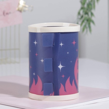 Organizer for the office, stand for handles and pencils “You will be from Love” 11.1 x 8 cm-4