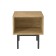 Cleaner BERGEN, 40X35X45 cm, oak craf gold, black