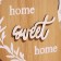 Souvenir Eternal calendar "Home Sweet Home" tree, 18.5x18.5x20 cm