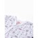 Children's overalls with scratches "Bunny", white/pink color, height 56